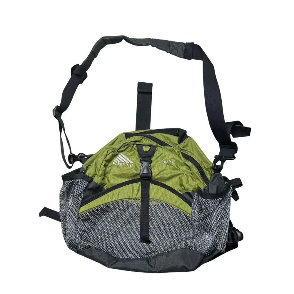 Kelty Kestrel Lumbar Pack Green Chili Charcoal Hiking Bag Gorpcore Outdoors